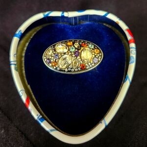 Brighton Crystal Voyage Ring Sz 7